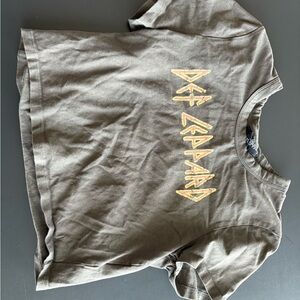 Cotton On Gray Short Sleeve Tee Vintage Crew Neck